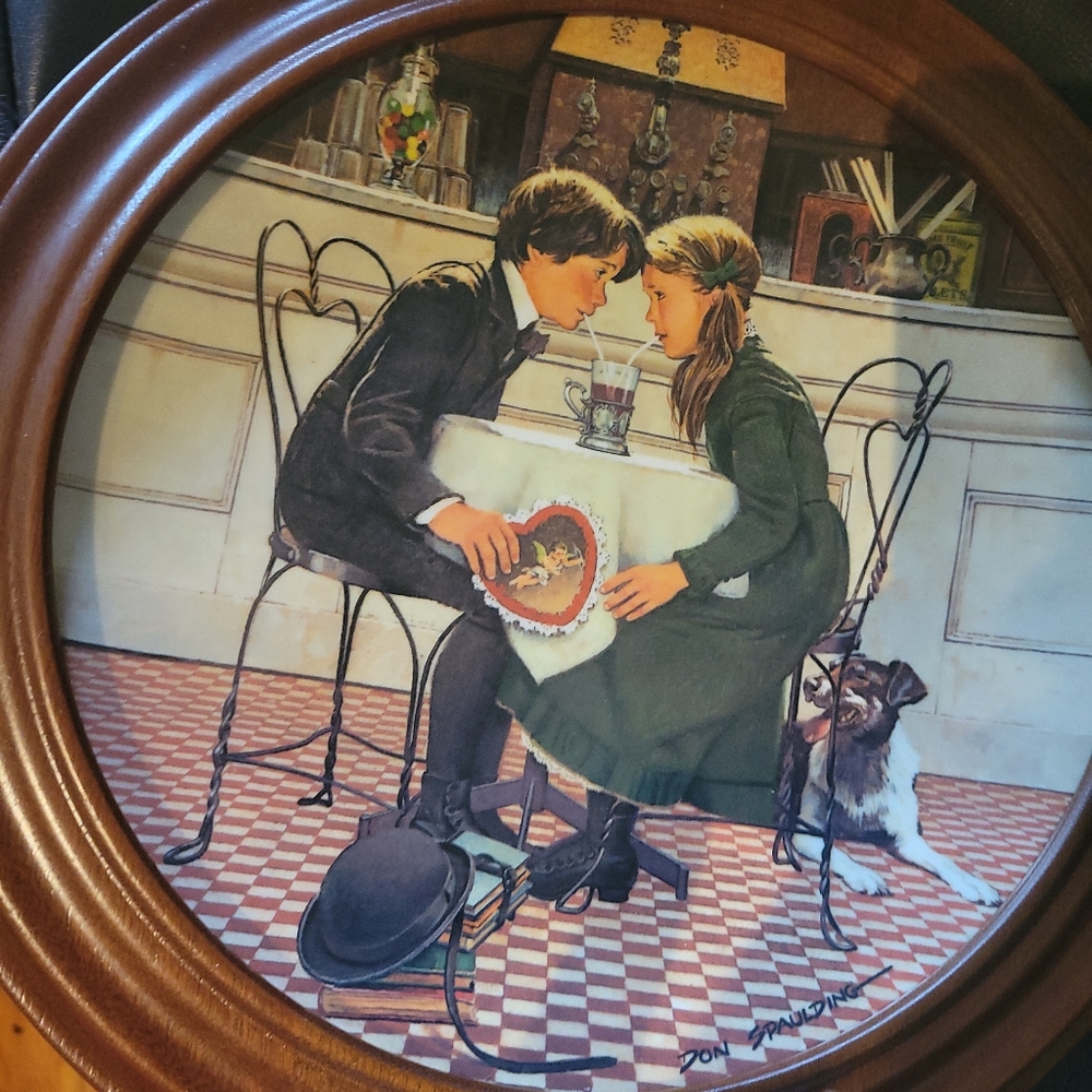 Vintage edwin knowles china plate